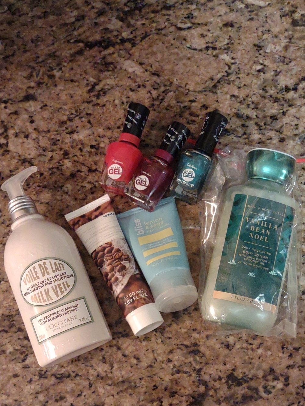 7PC Body Care @L'occitane+b.b.w+Korres